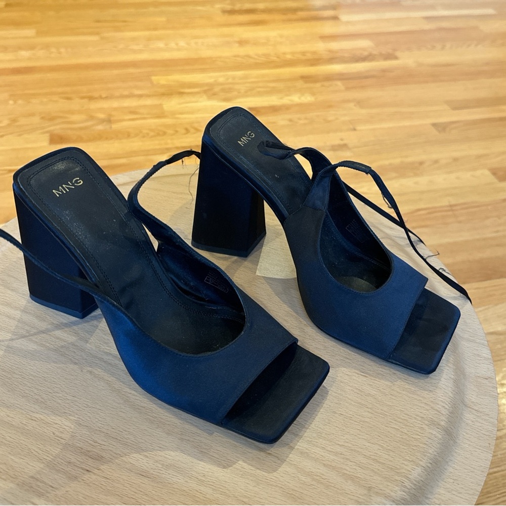 Mango strappy square toe sandal